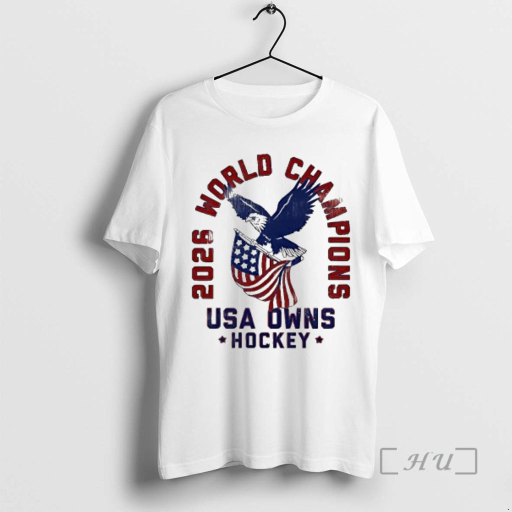 Officials 2026 World Champions Usa Owns Hockey Eagle