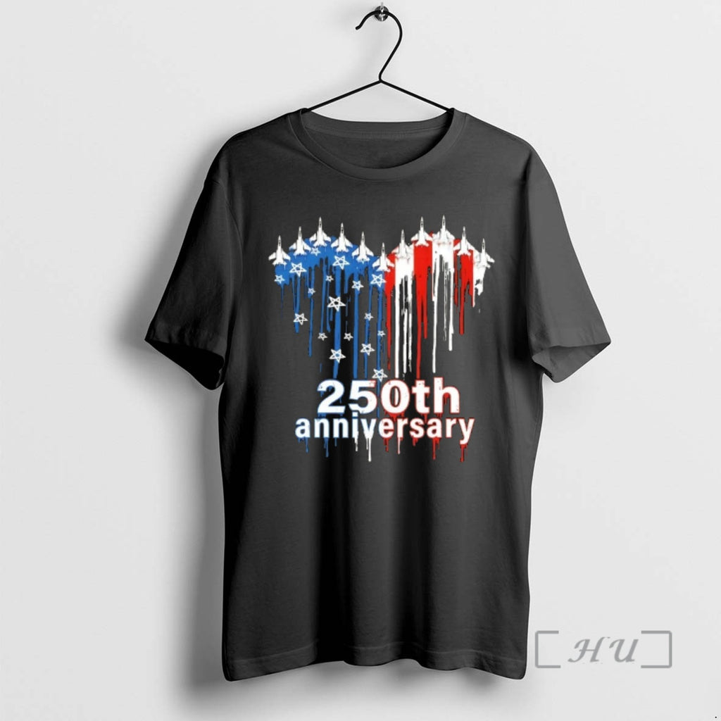 Officials 250th Anniversary 1776 2026 Jet Fighter Heart Usa Flag