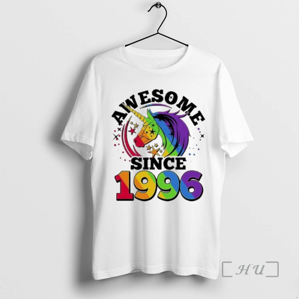 Officials 30th Birthday Rainbow Unicorn Awesome Since 1996