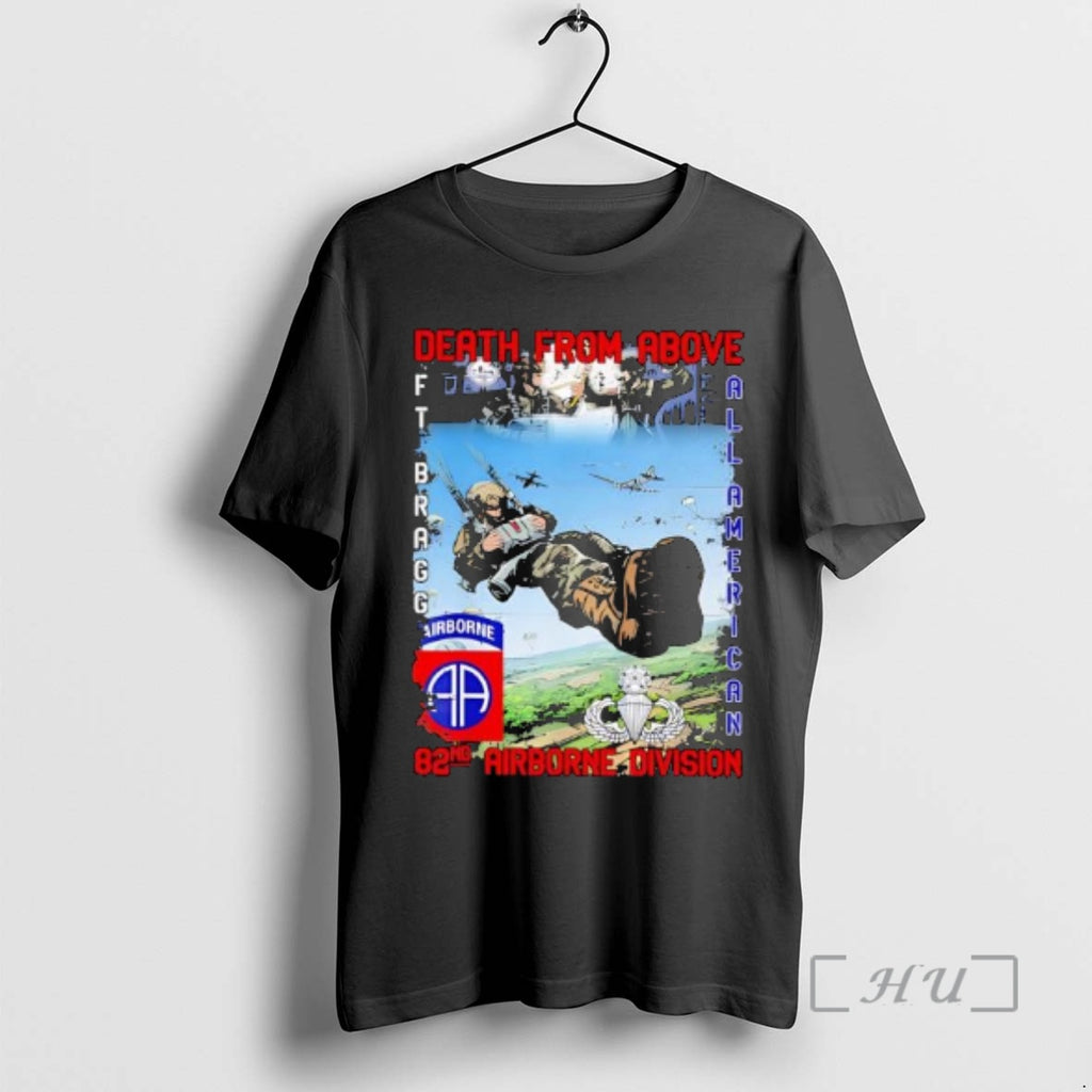 Officials 82nd Airborne Division Paratrooper And Insignia Graphic