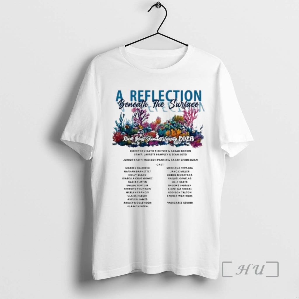 Officials A Reflection Beneath The Surface River Bluff Winter Guard 2026 Premium T Shirts Sweater