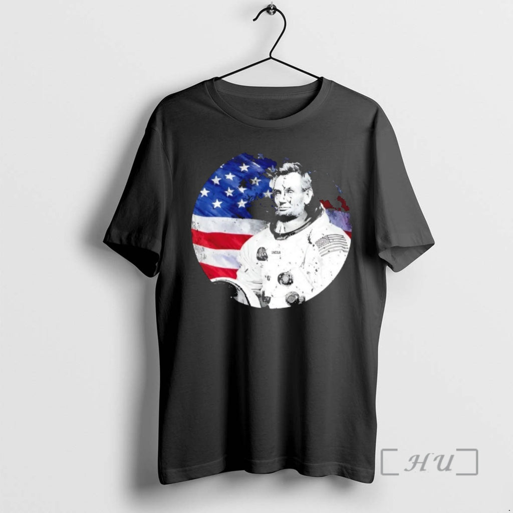Officials Abe Lincoln Astronaut Usa Flag