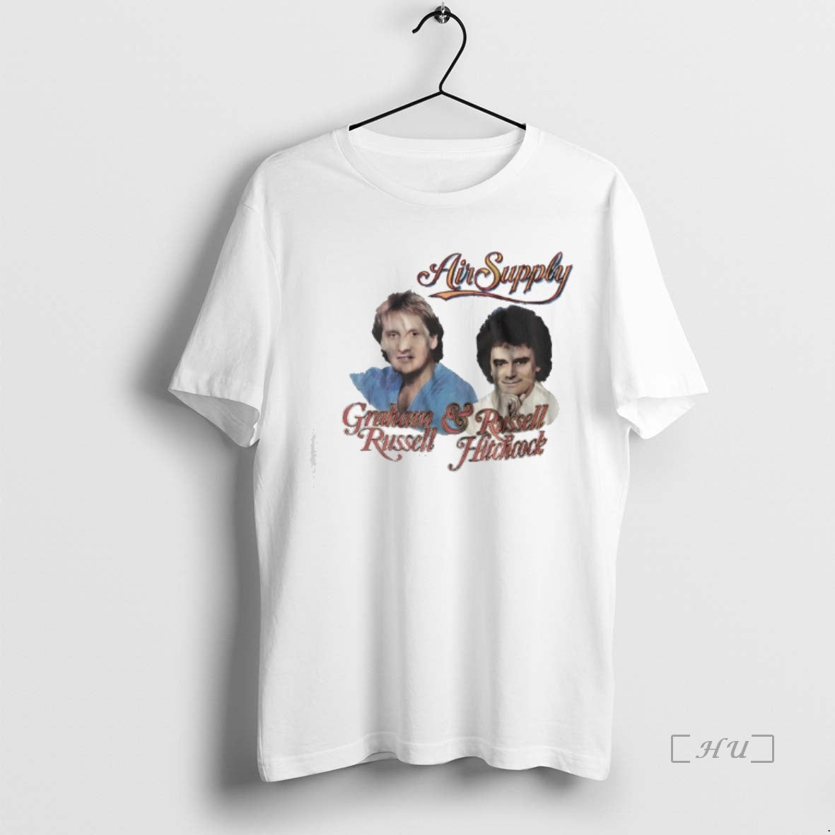 Officials Air Supply Graham Russel Russell Hitchcock Vintage T-Shirts