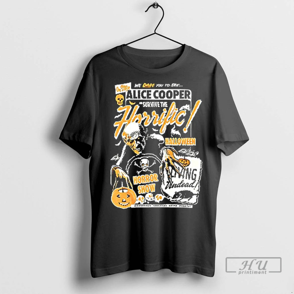 Officials Alice Cooper Horrific Halloween Horror Show T Shirt