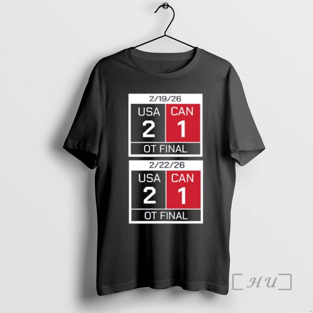 Officials America Scoreboard Thats Just American Hockey Usa Vs Canada 2026 Premium T Shirts Sweater