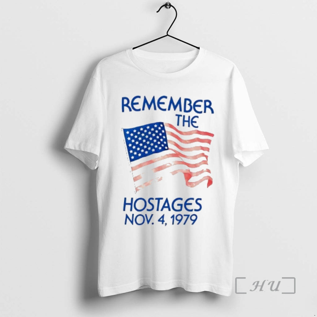 Officials America Remember The Hostages 1979 Flag Tee