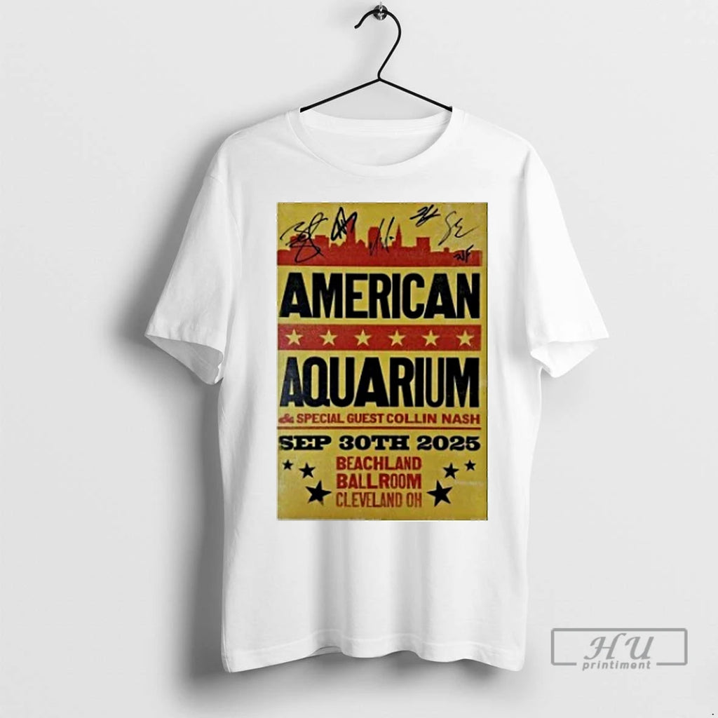 Officials American Aquarium Sep 30 2025 Beachland Ballroom Cleveland T Shirts