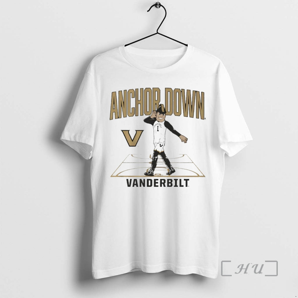 Officials Anchor Down Vanderbilt Commodores Basketball Mascot Court Circle