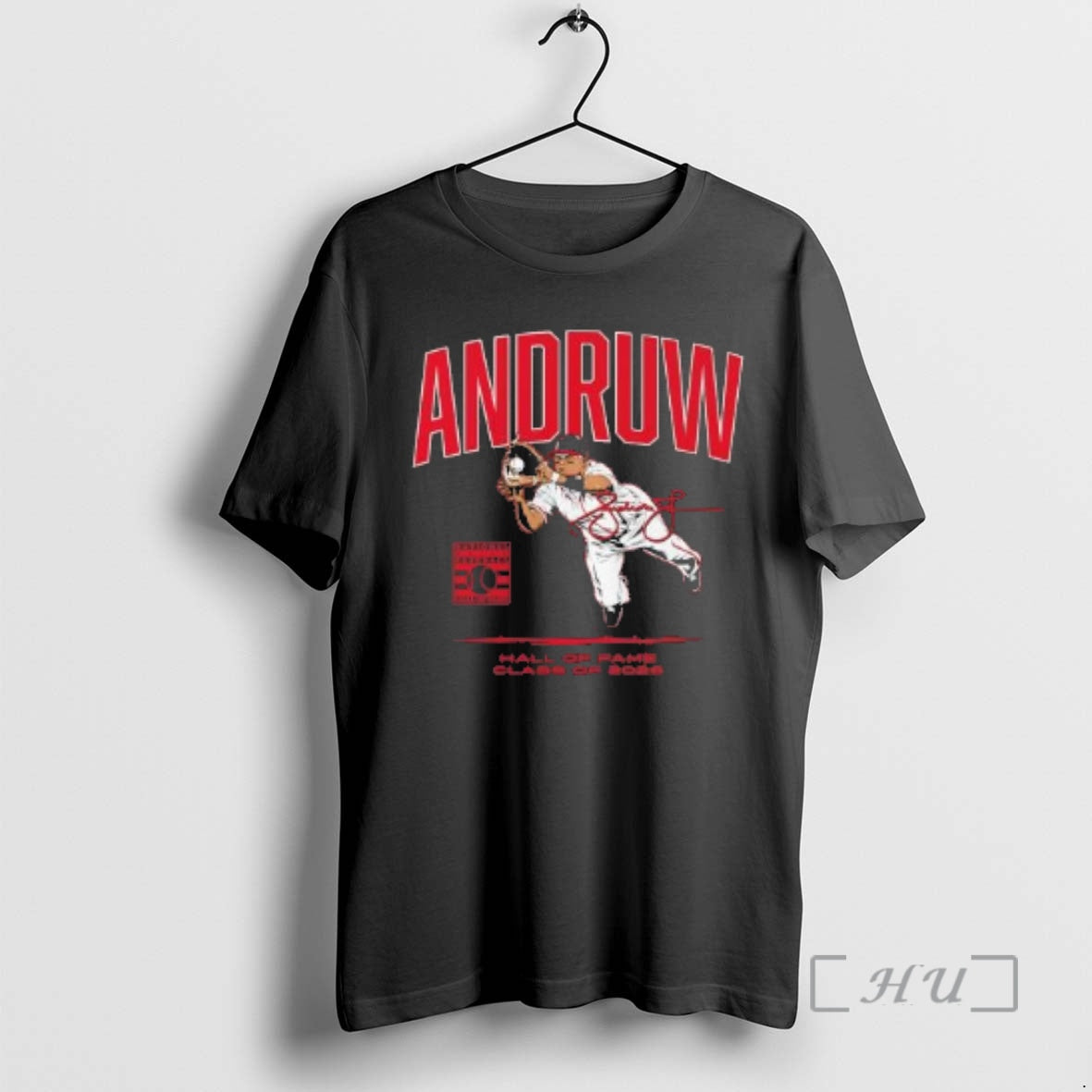 Officials Andruw Jones Hall Of Fame Class Of 2026 Atlanta Braves Premium T Shirts Sweater
