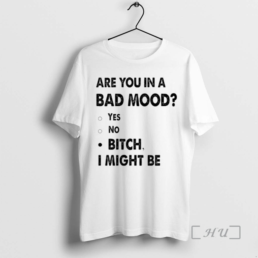 Officials Are You In A Bad Mood Yes No Bitch I Might Be Text Premium