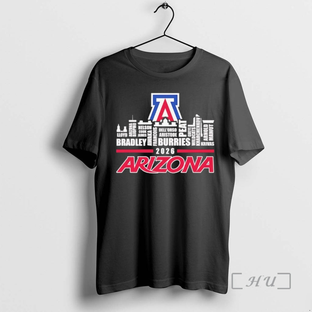 Officials Arizona Wildcats 2026 Logo City Names