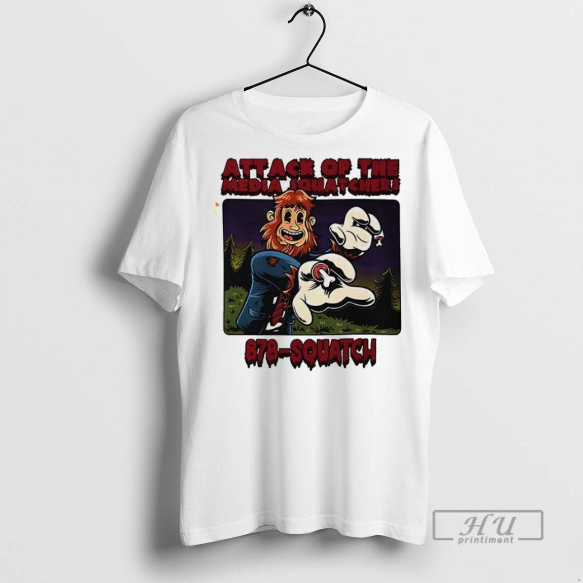 Officials Attack Of The Media Squatchers T Shirts s Unisex , , , Long Sleeve Tee