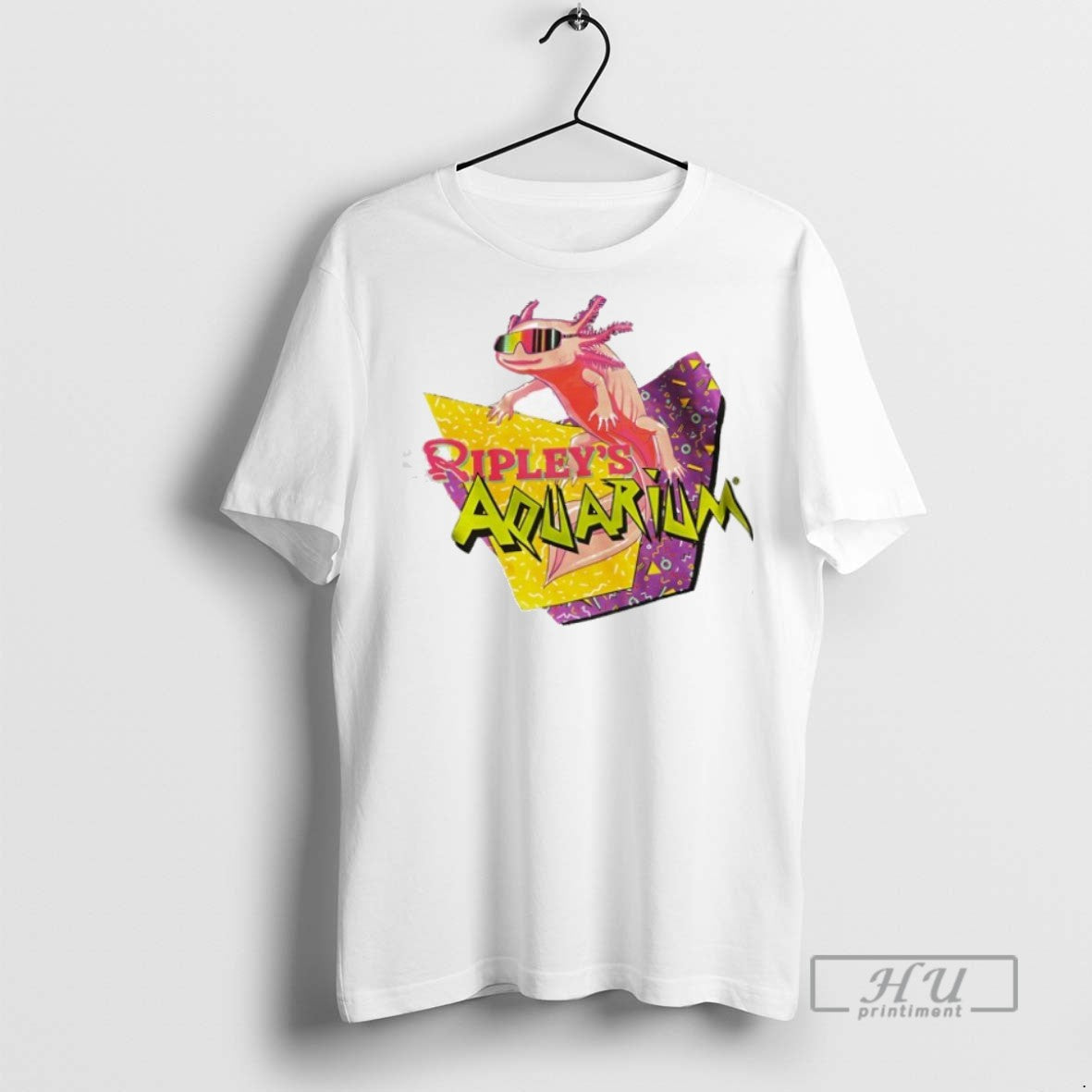 Officials Axolotl Ripleys Aquarium T Shirt s Unisex , , , Long Sleeve Tee