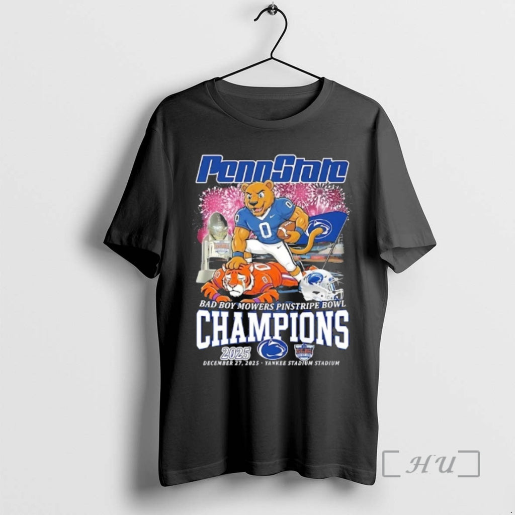 Officials Bad Boy Mowers Pinstripe Bowl Champions Penn State Nittany Lions Yankee Stadium Premium