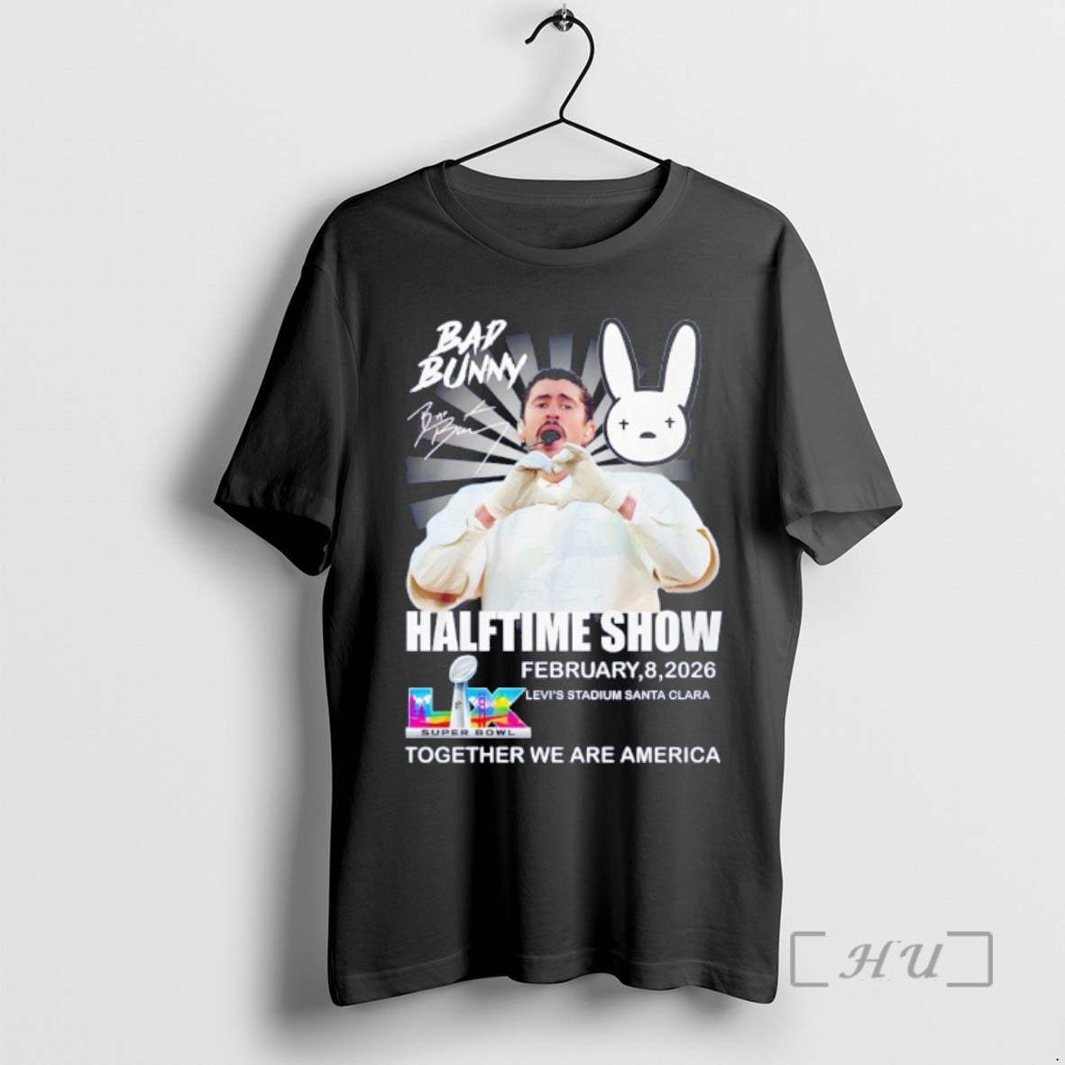 Officials Bad Bunny Halftime Show Together We Are America Signature