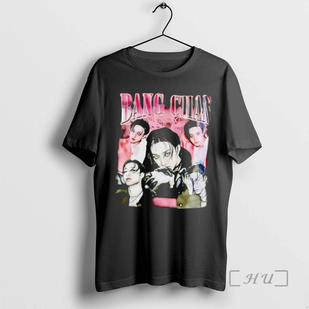 Officials Bang Chan Stray Kids K Pop Band Graphic Tribute Aesthetic Premium T Shirts Sweater