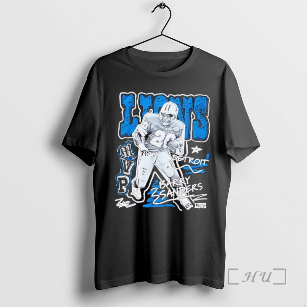 Officials Barrt Sanders Mvp Detroit Lions Chalked Up