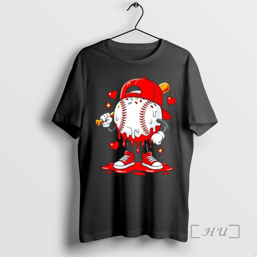 Officials Baseball Drip Ice Cream Apparel Valentines Day