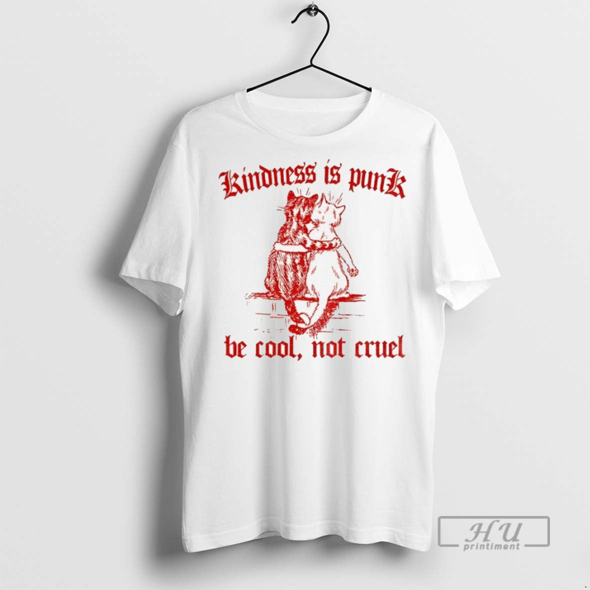 Officials Be Cool Not Cruel Cat Kindness Is Punk T Shirt s Unisex , , , Long Sleeve Tee