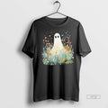 Officials Beautiful Ghost Flower Ornaments T Shirt Sweater Unisex , , , Long Sleeve Tee