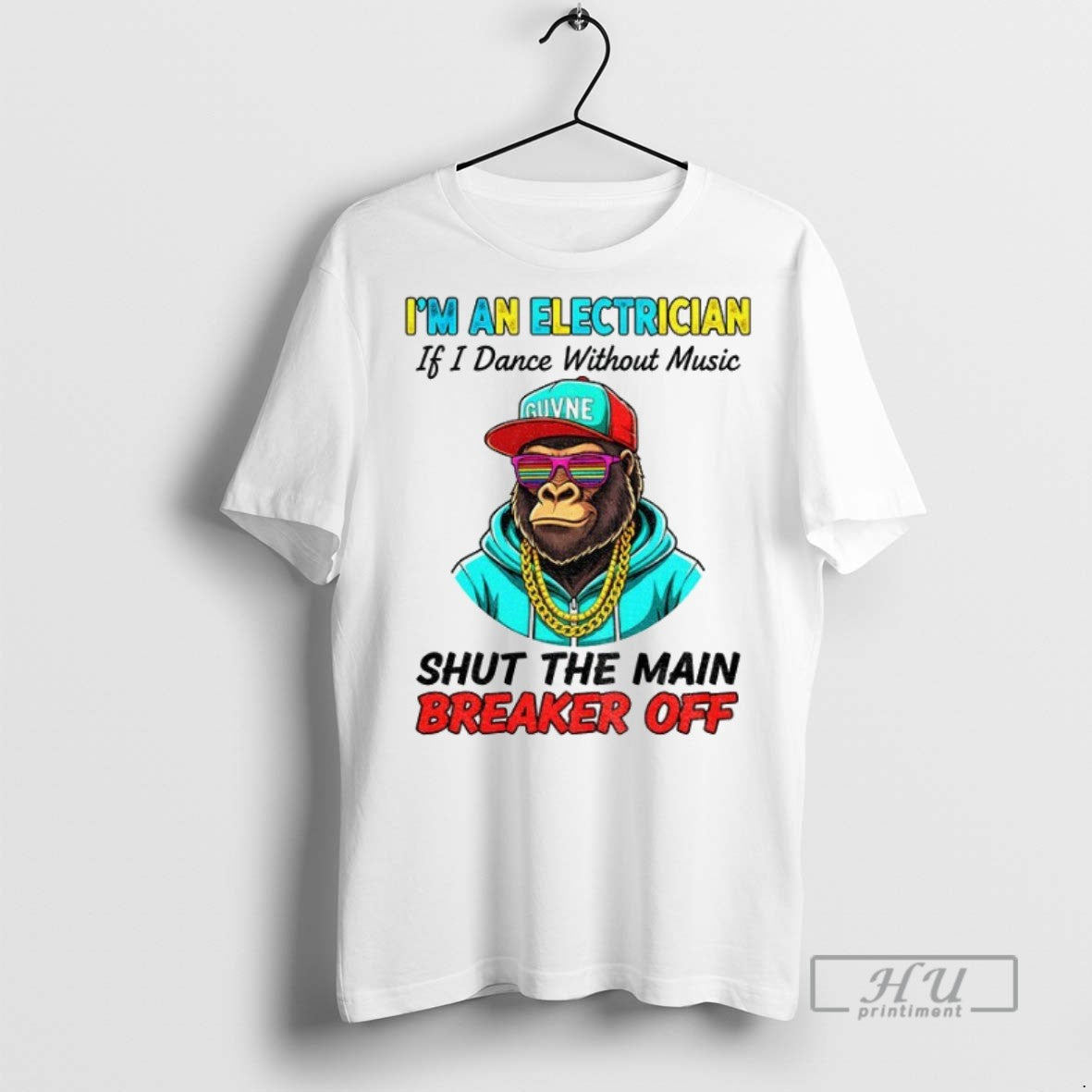 Officials Bigfoot Im An Electrician If I Dance Without Music Shut The Main Breaker Off Unisex , , , Long Sleeve Tee