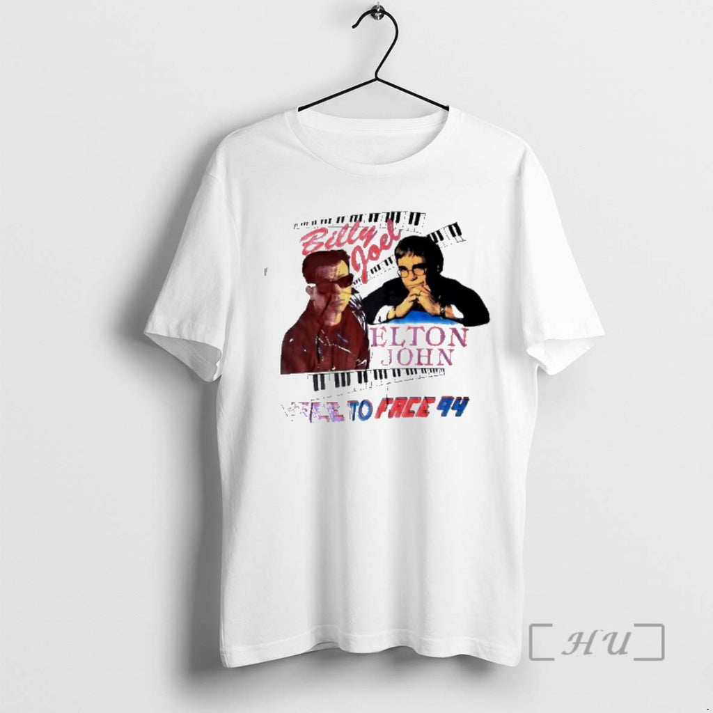 Officials Billy Joel Face To Face Piano Man Concert Tour Vintage Premium T Shirts Sweater