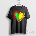Officials Black History Month Colorful Heart Love African American