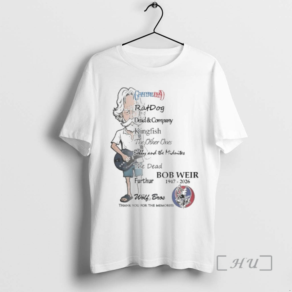 Officials Bobby Weir 1947 2026 Grateful Dead Wolf Bros