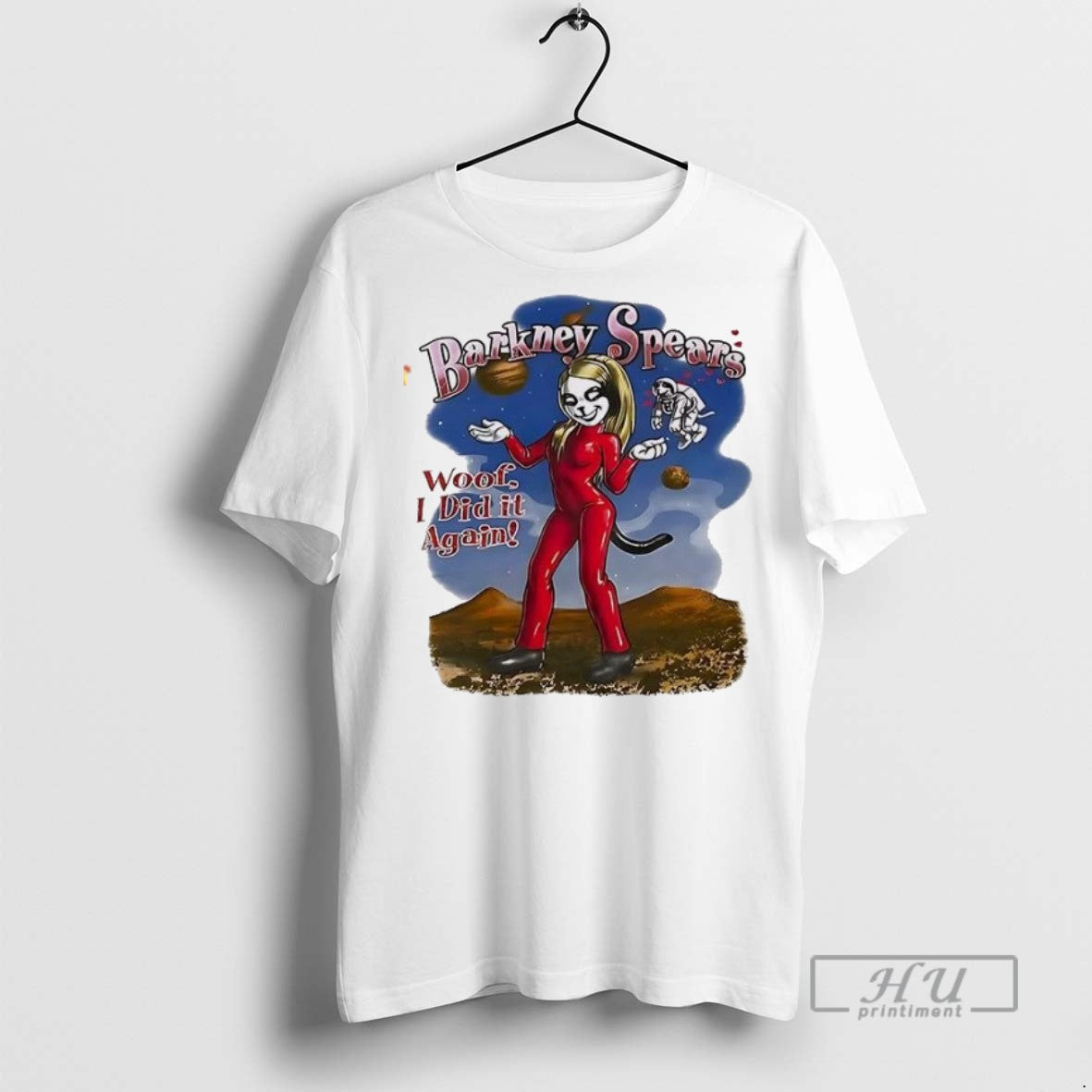Officials Britney Spears Big Dog Parody Y2k Woof I Did It Again T Shirts Unisex , , , Long Sleeve Tee