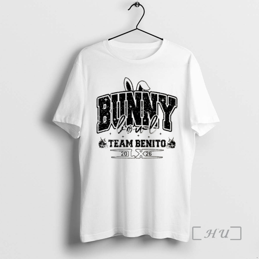 Officials Bunny Bowl Team Benito 20 Lx 26 Football Helmet Bunny Ears Premium T Shirts