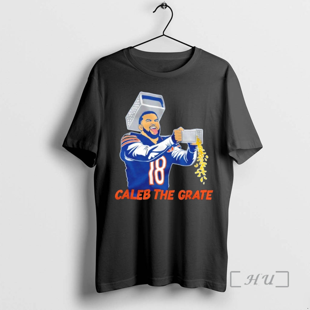 Officials Caleb Williams Cheese Grater Caleb The Grate Funny Chicago Football Premium T Shirts Sweater