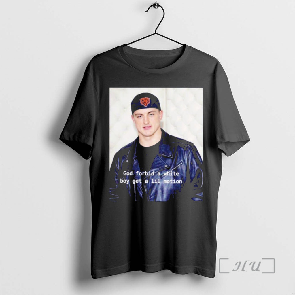 Officials Caleb Williams God Forbid A White Boy Get A Lil Motion Premium T Shirts
