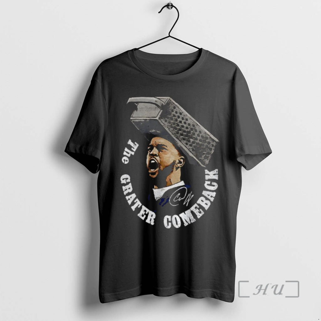 Officials Caleb Williams Wearing Grater Hat Chicago The Grater Comeback Signature Premium T Shirts Sweater