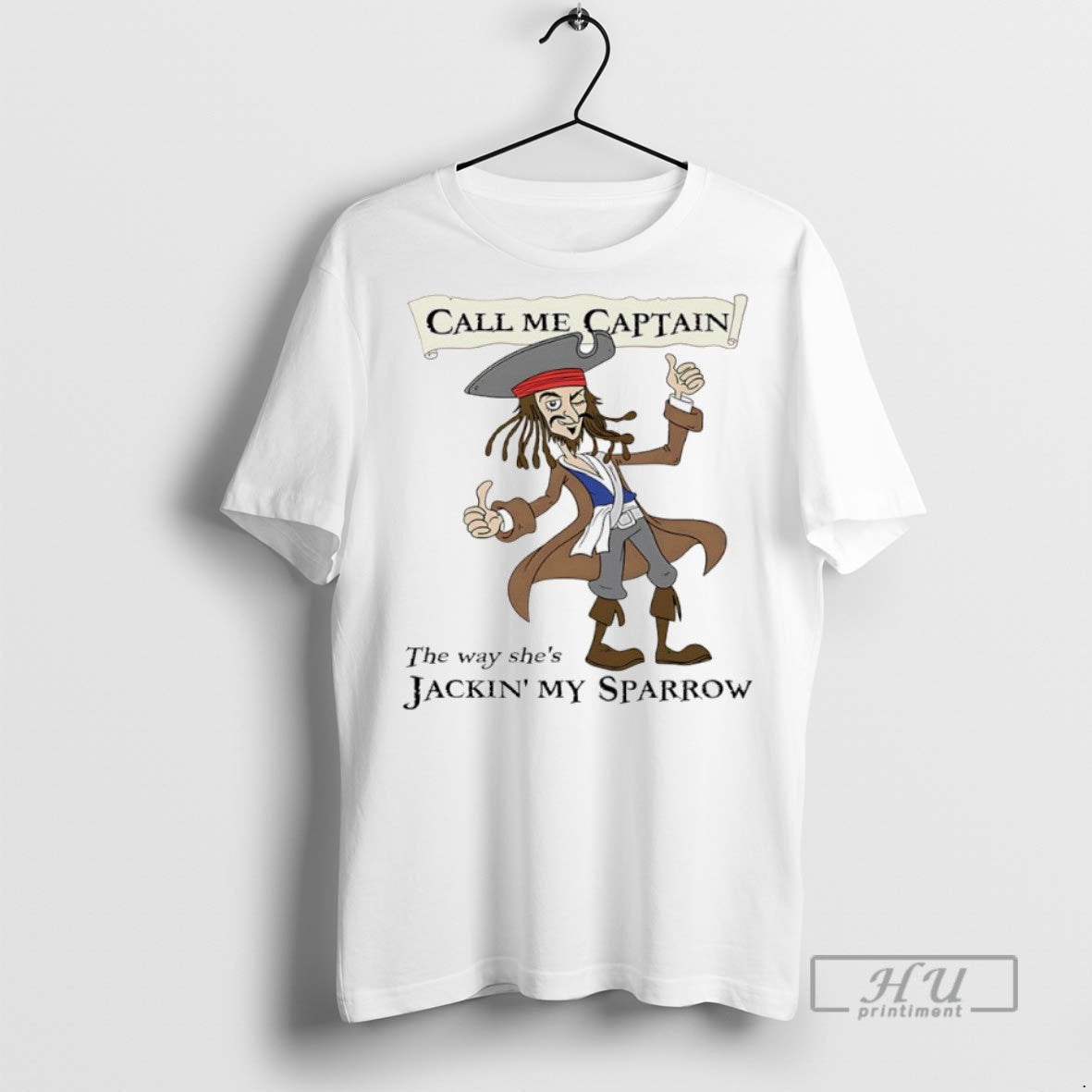 Officials Call Me Captain The Way Shes Jackin My Sparrow T Shirts s Unisex , , , Long Sleeve Tee
