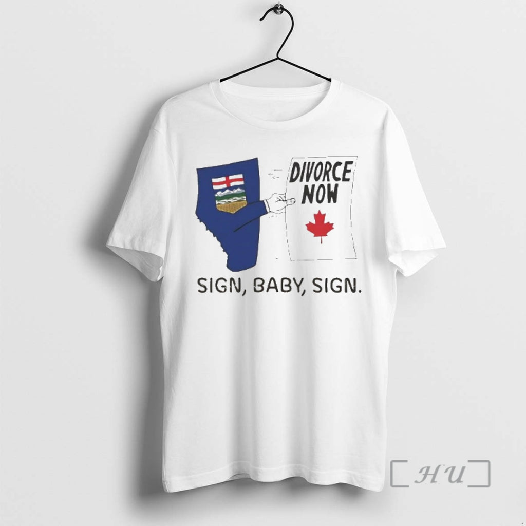 Officials Canada Divorce Sign Baby Sign Tee
