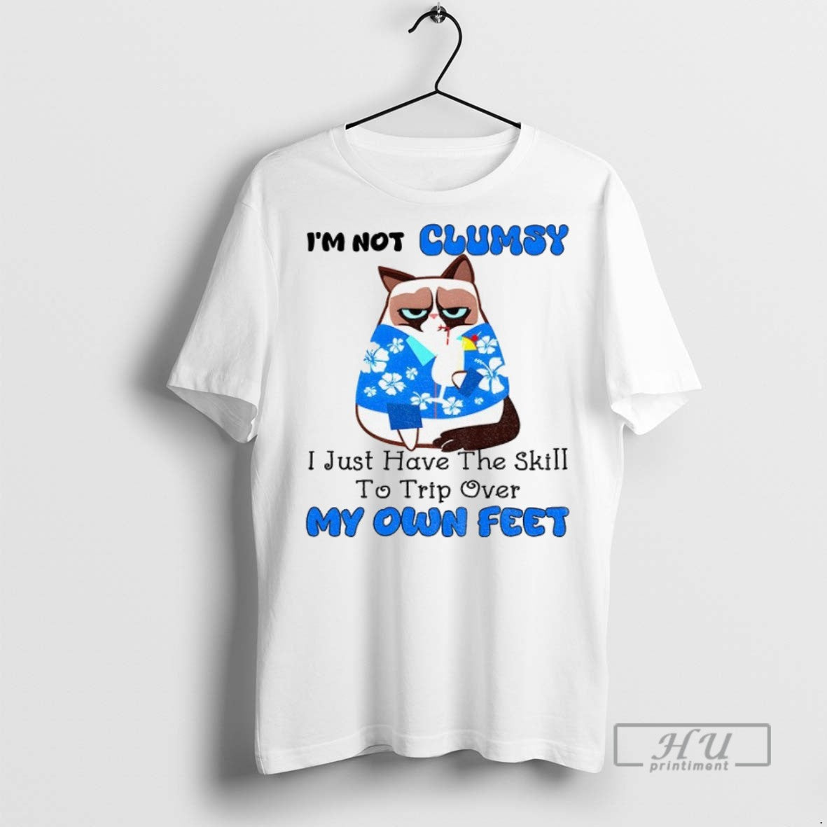 Officials Cat Im Not Clumsy I Just Have The Skill To Trip Over My Own Unisex , , , Long Sleeve Tee