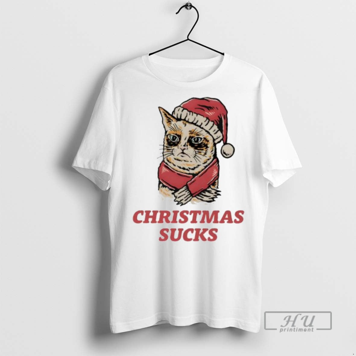 Officials Cat Funny Christmas Sucks T Shirt s Unisex , , , Long Sleeve Tee
