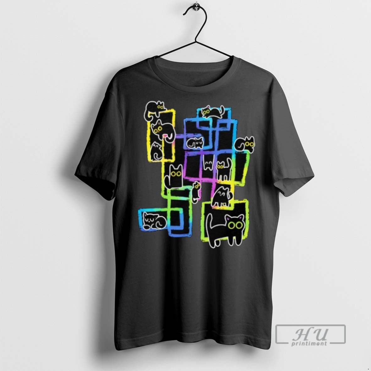 Officials Cats In Rectangles T Shirt s Unisex , , , Long Sleeve Tee