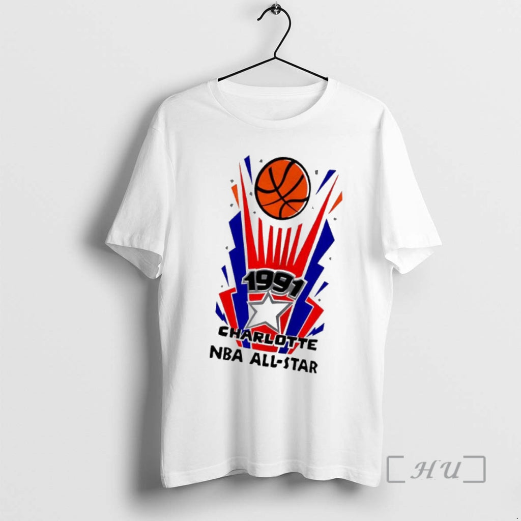 Officials Charlotte Hornets Nba All Star Game 1991 Vintage Logo