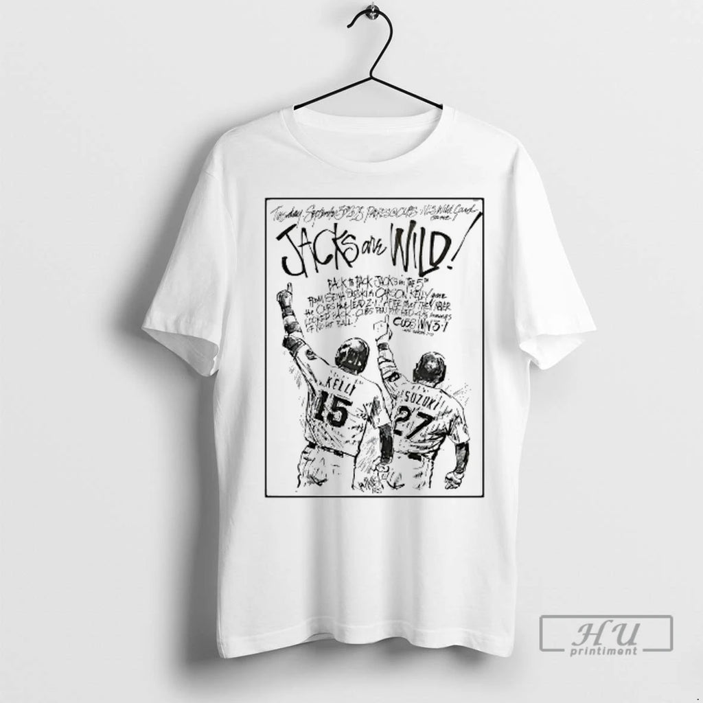 Officials Chicago Cubs Jacks Are Wild Back To Back 2025 Mlb Postseason T Shirts