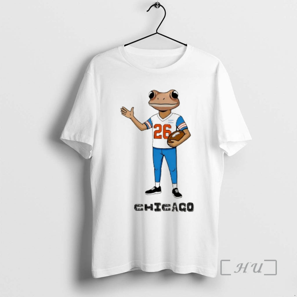 Officials Chicago Frog Character Wearing Number 26 Football Jersey Sports