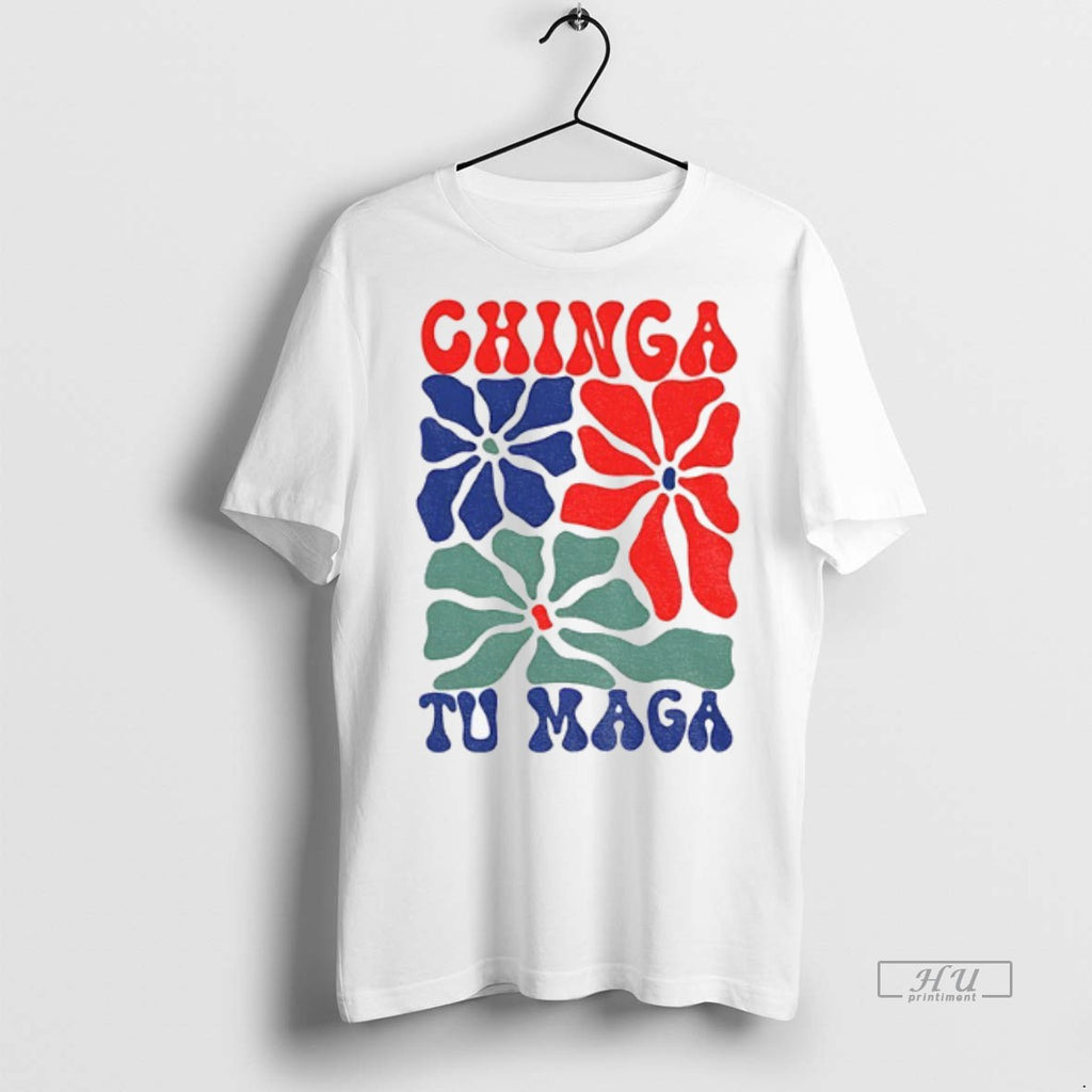 Officials Chinga Tu Maga Floral Vintage T Shirt Sweater