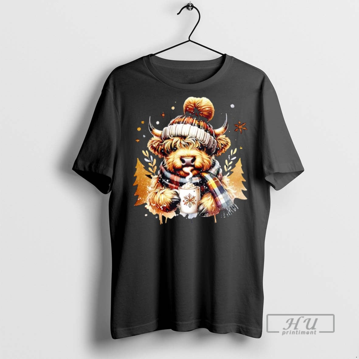 Officials Christmas Cocoa Cow Cute Holiday T Shirts s Unisex , , , Long Sleeve Tee