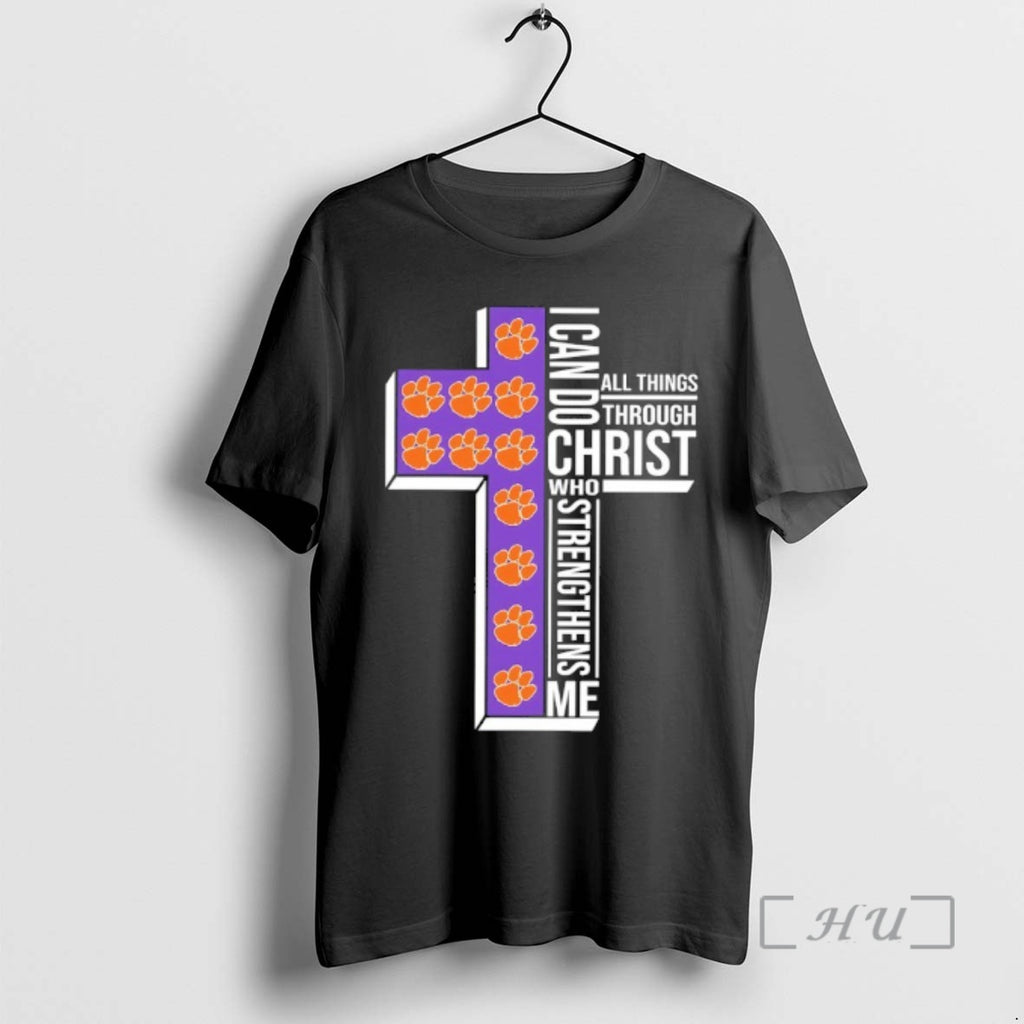 Officials Clemson Womens Basketball I Can All Things Do Through Christ Who Strengthens Me Premium