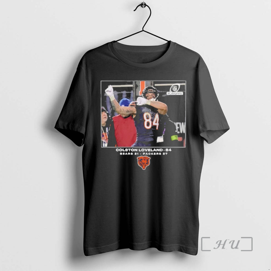 Officials Colston Loveland 84 Flash Features Wild Card Big And Tall Premium T Shirts Sweater