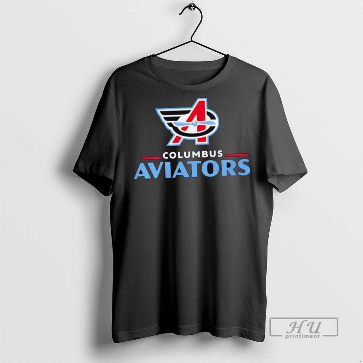 Officials Columbus Aviator Lockup Logo Style T Shirts s Unisex , , , Long Sleeve Tee