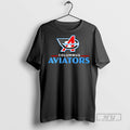 Officials Columbus Aviators Lockup Logo T Shirts s Unisex , , , Long Sleeve Tee