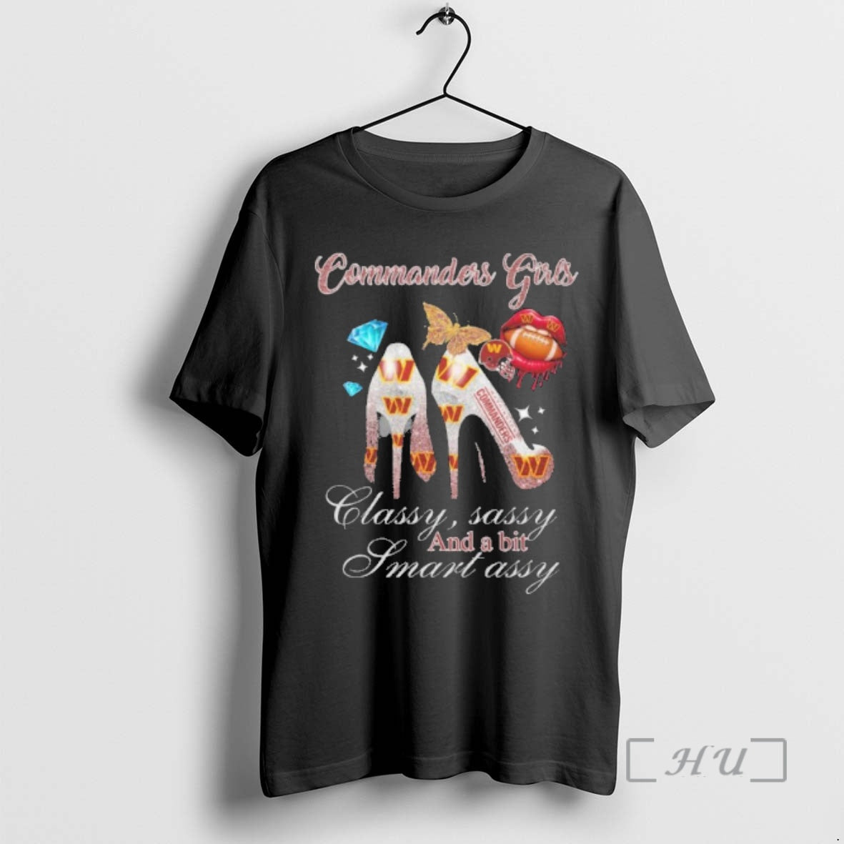 Officials Commanders High Heels Classy Sassy Bit Smart Assy Lip T-Shirts