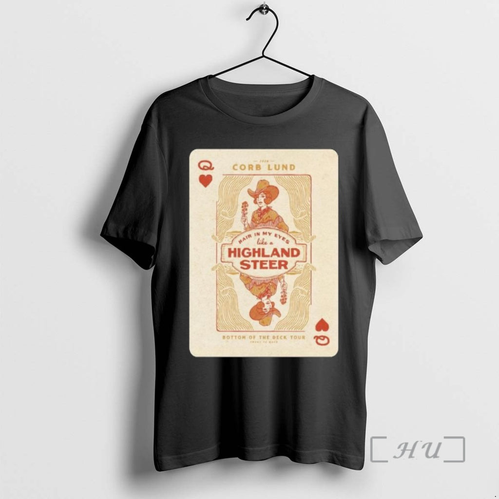 Officials Corb Lund Hair In My Eyes Like A Highland Steer 2026 Premium T Shirts