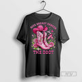 Officials Cowboy Boot Give Breast Cancer The Boot Vintage T Shirt s Unisex , , , Long Sleeve Tee